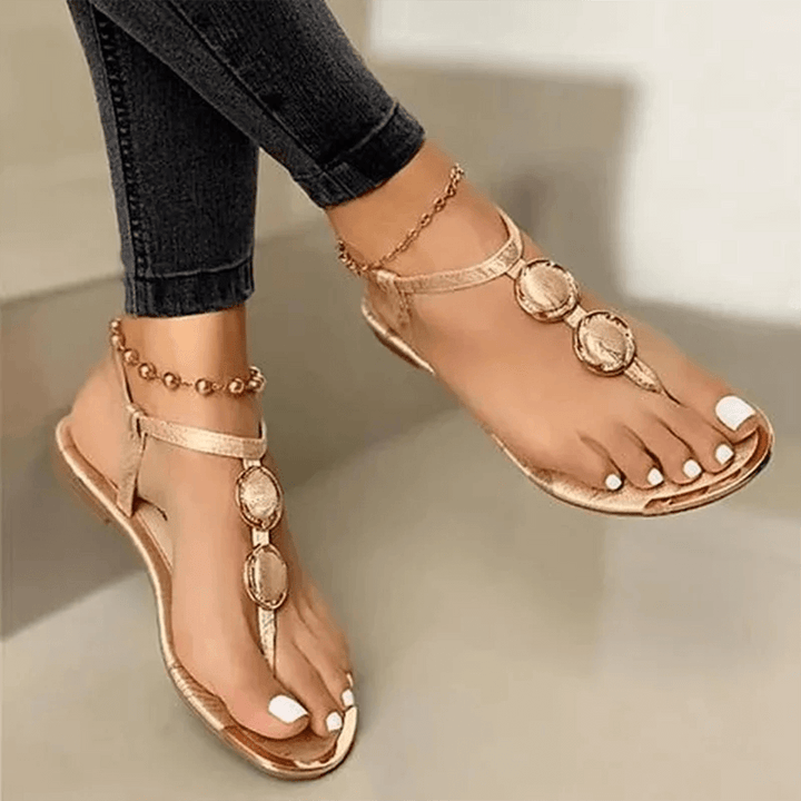 Women's Summer Sandals: Flat, Thong, Ankle Strap, Embellished