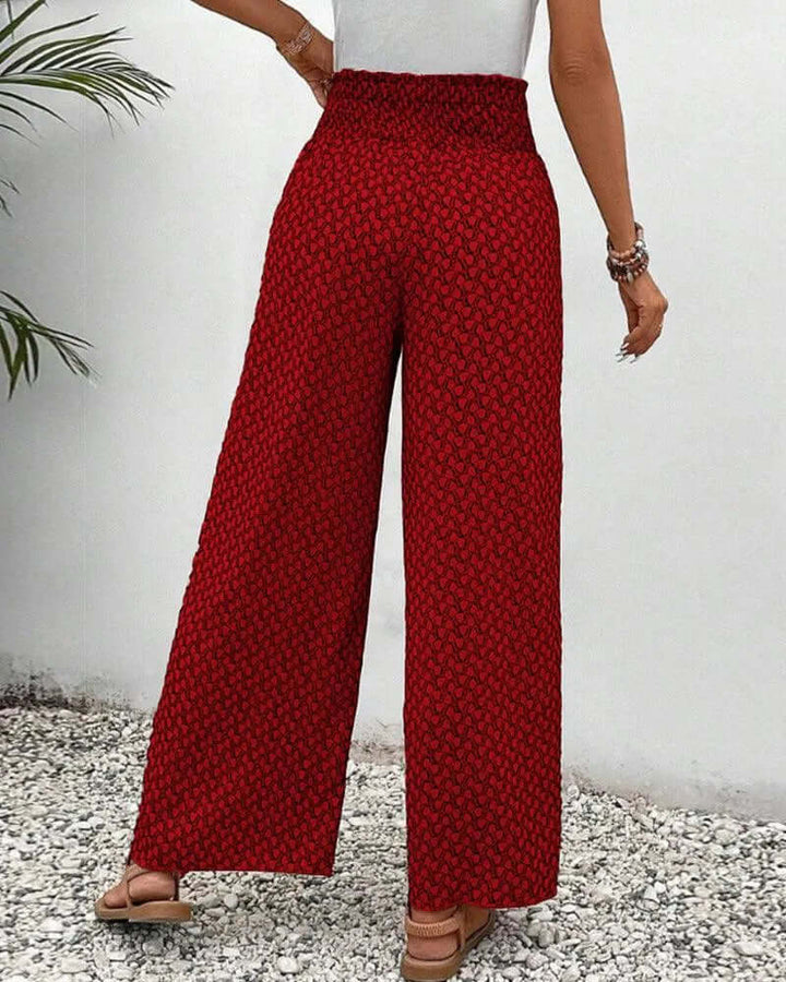 Women's High Waist Wide Leg Palazzo Pants