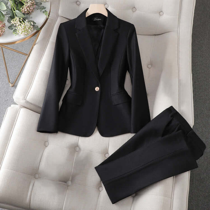 Women's Executive Blazer & Pant Set: Professional & Chic