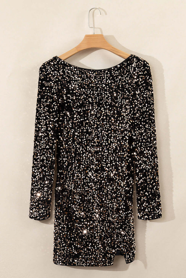 Elegant Party Dress: Luxury Polyester Fabric