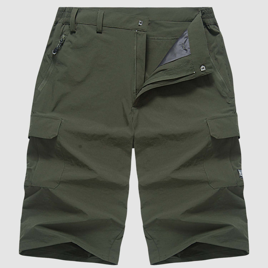 Men's Outdoor Walking Shorts: Multi-Pocket Hiking Shorts