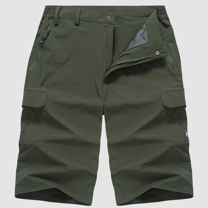 Men's Outdoor Walking Shorts: Multi-Pocket Hiking Shorts