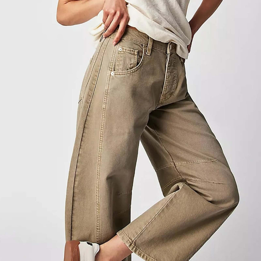 Women's High Waist Wide Leg Jeans: Comfortable & Stylish