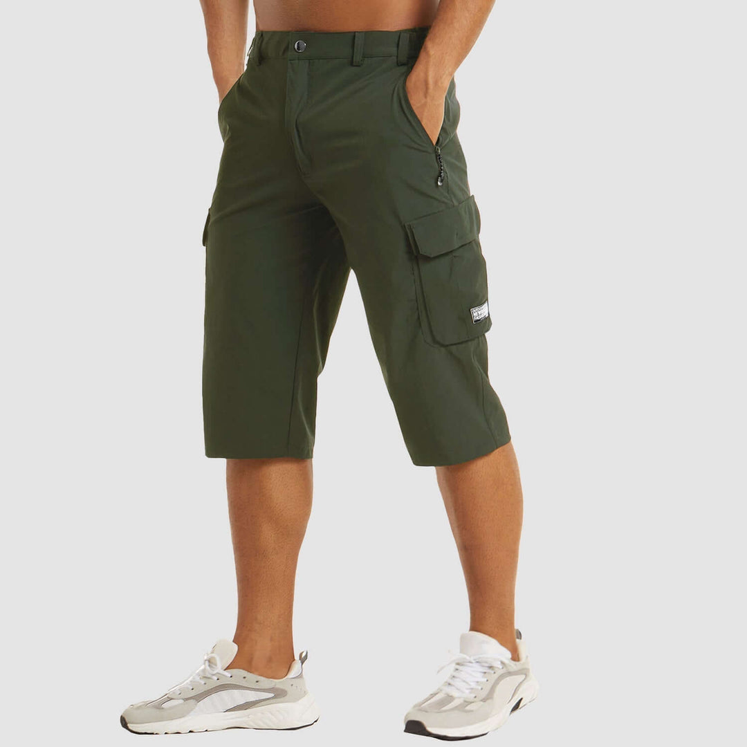 Men's Outdoor Walking Shorts: Multi-Pocket Hiking Shorts