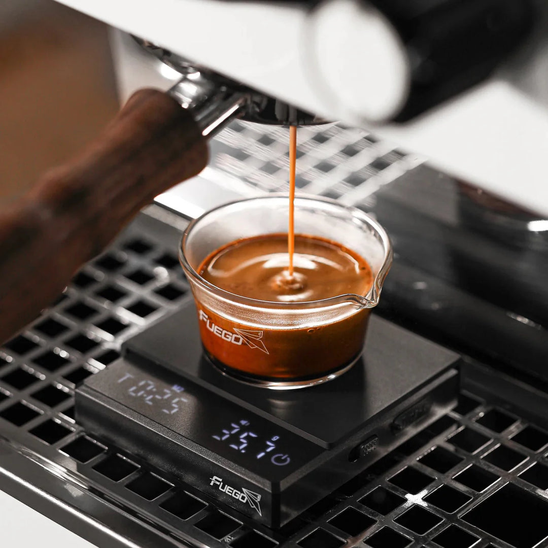 "Compact pocket digital coffee scale with timer, LCD, and high precision for kitchen and dining use, ideal for baristas."