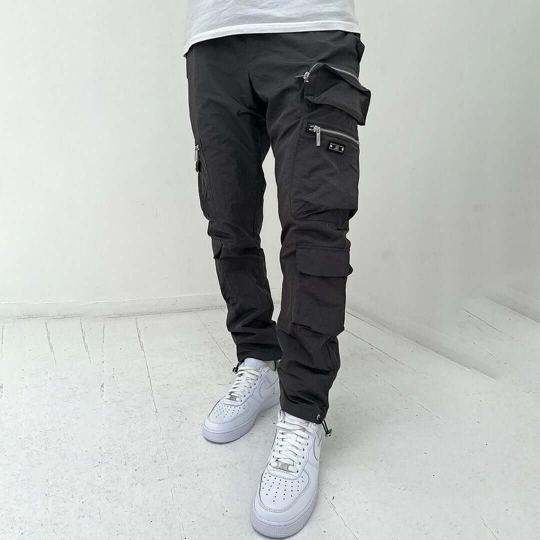 Men's Classic Fit Cargo Pants: Multi-Pocket Utility Trousers