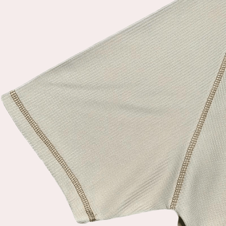Men's Short Sleeve Henley Shirt: Breathable Cotton, Slim Fit