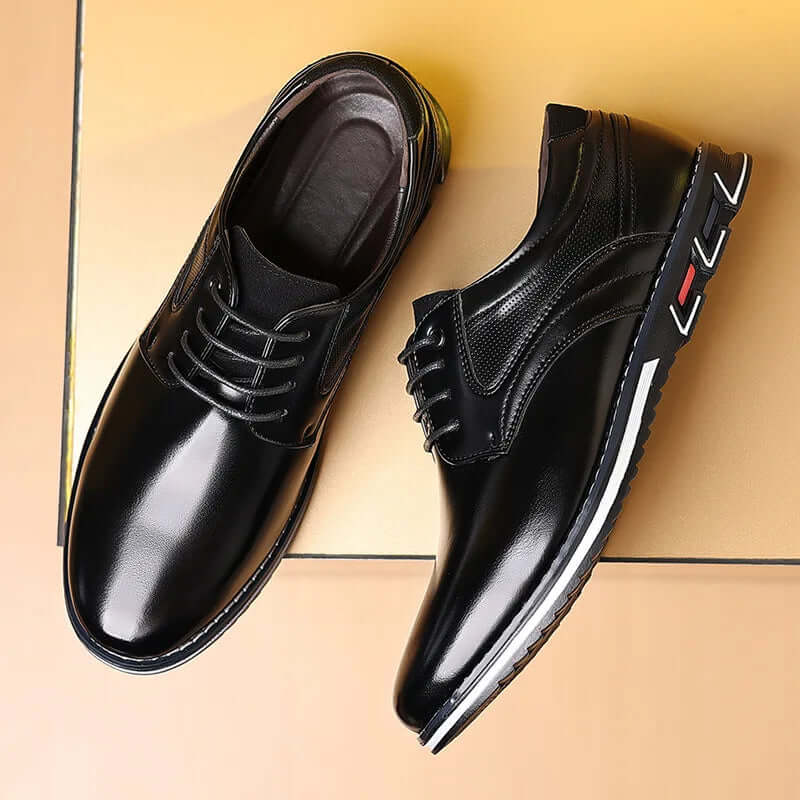 Men's Casual Outdoor Pointed Toe Leather Shoes