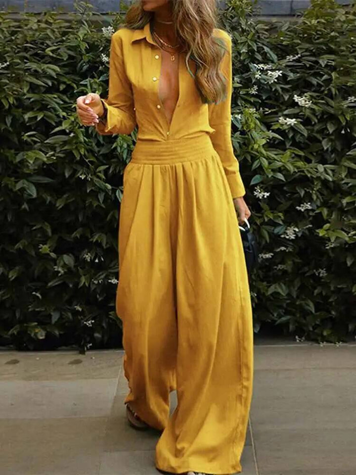 Women's Elegant Full-Length Jumpsuit