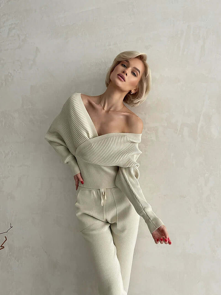 Women's Stylish Two-Piece Viscose Set