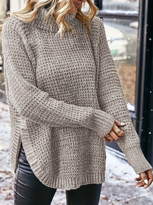 Women's Relaxed-Fit Turtleneck Sweater