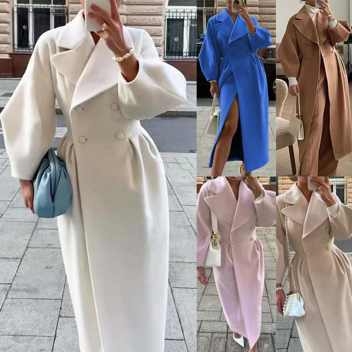 Women's Long Lantern Sleeve Coat