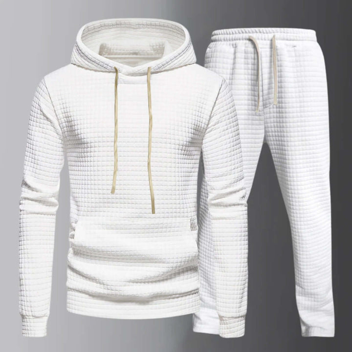 Men's Hoodie & Jogger Set: Relaxed Fit, Drawstring Hoodie