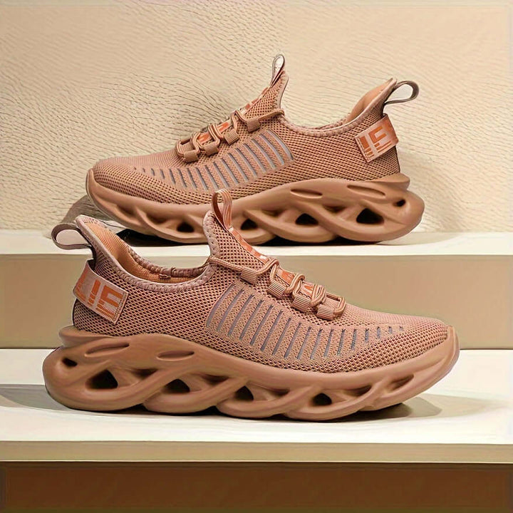 Men's Breathable Running Shoes with Cushioned Sole