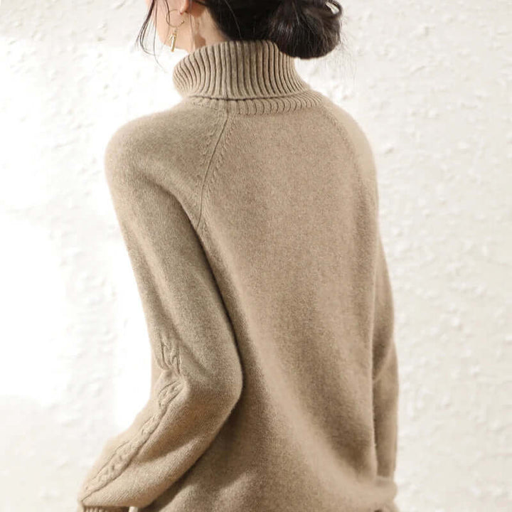 Women's Relaxed Fit Roll Neck Jumper