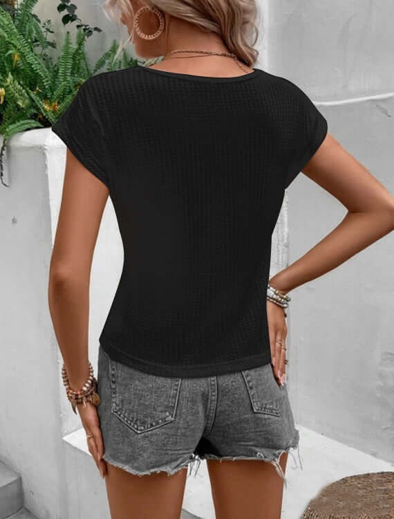 Women's Elegant V-Neck Summer Top