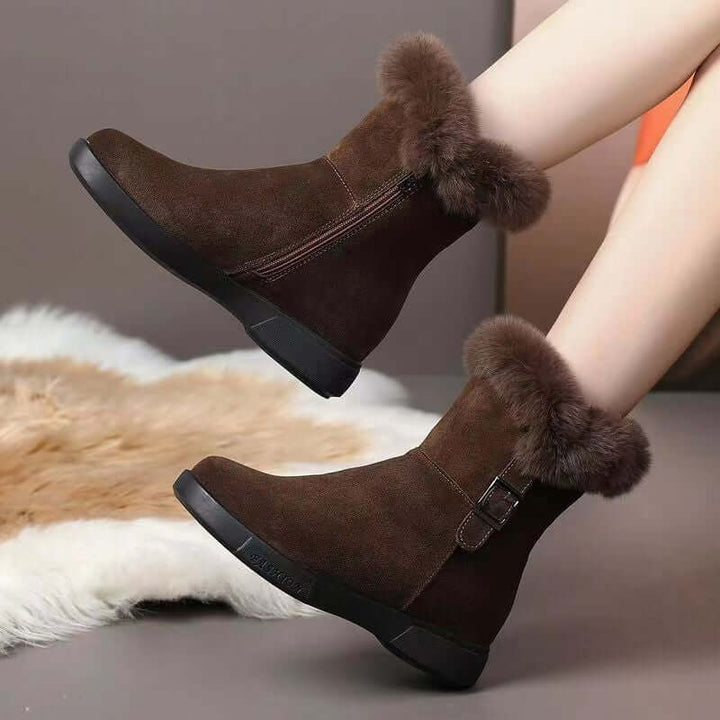 Women's Round Toe Winter Snow Boots