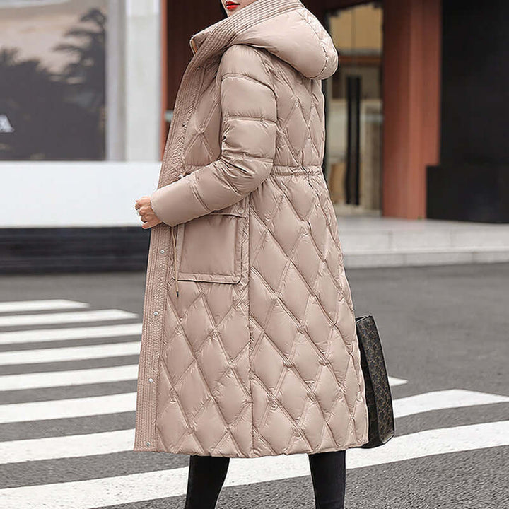 Women's Insulated Hooded Jacket: Warm & Stylish Winter Wear