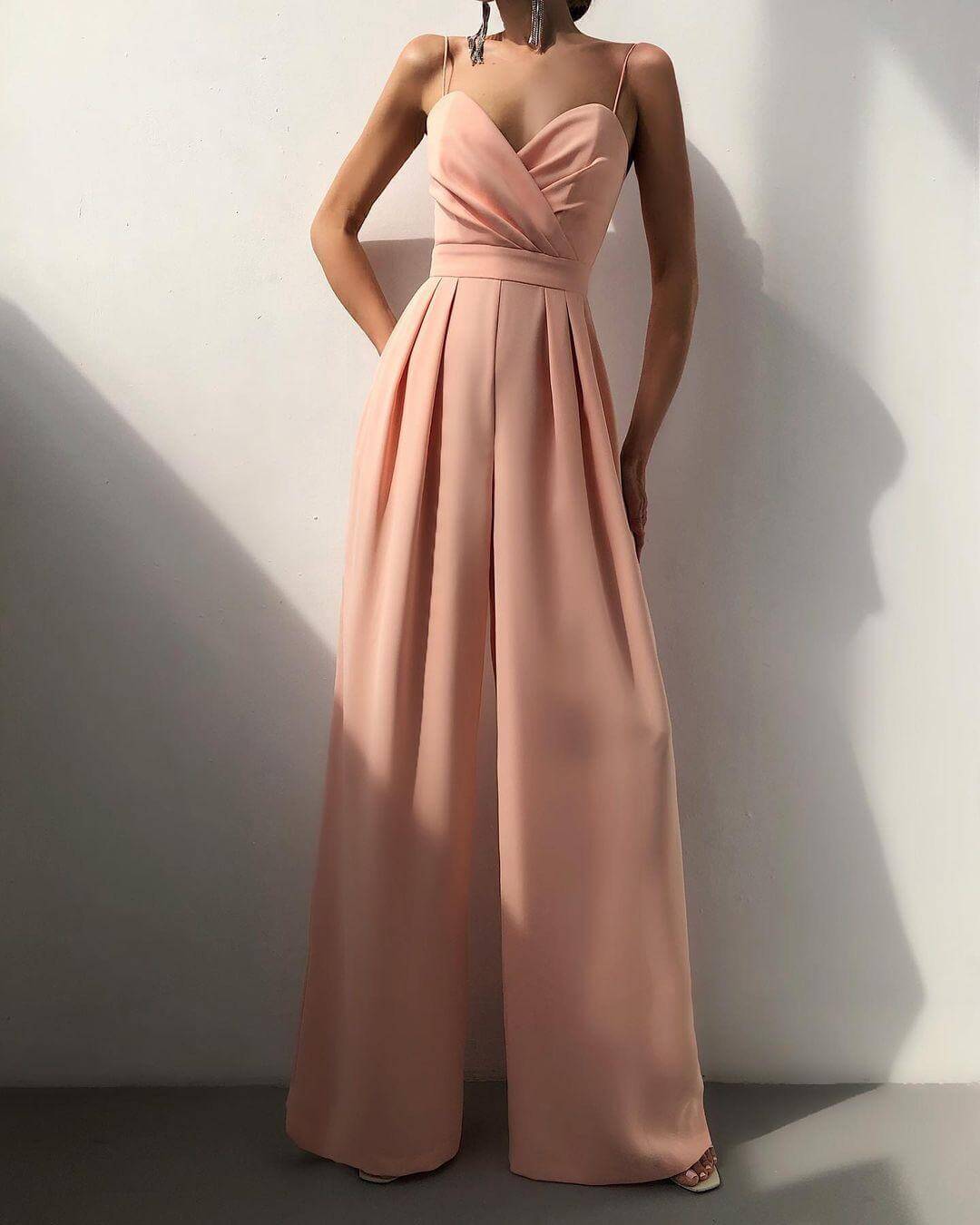 Women's High-Waist Sleeveless Jumpsuit
