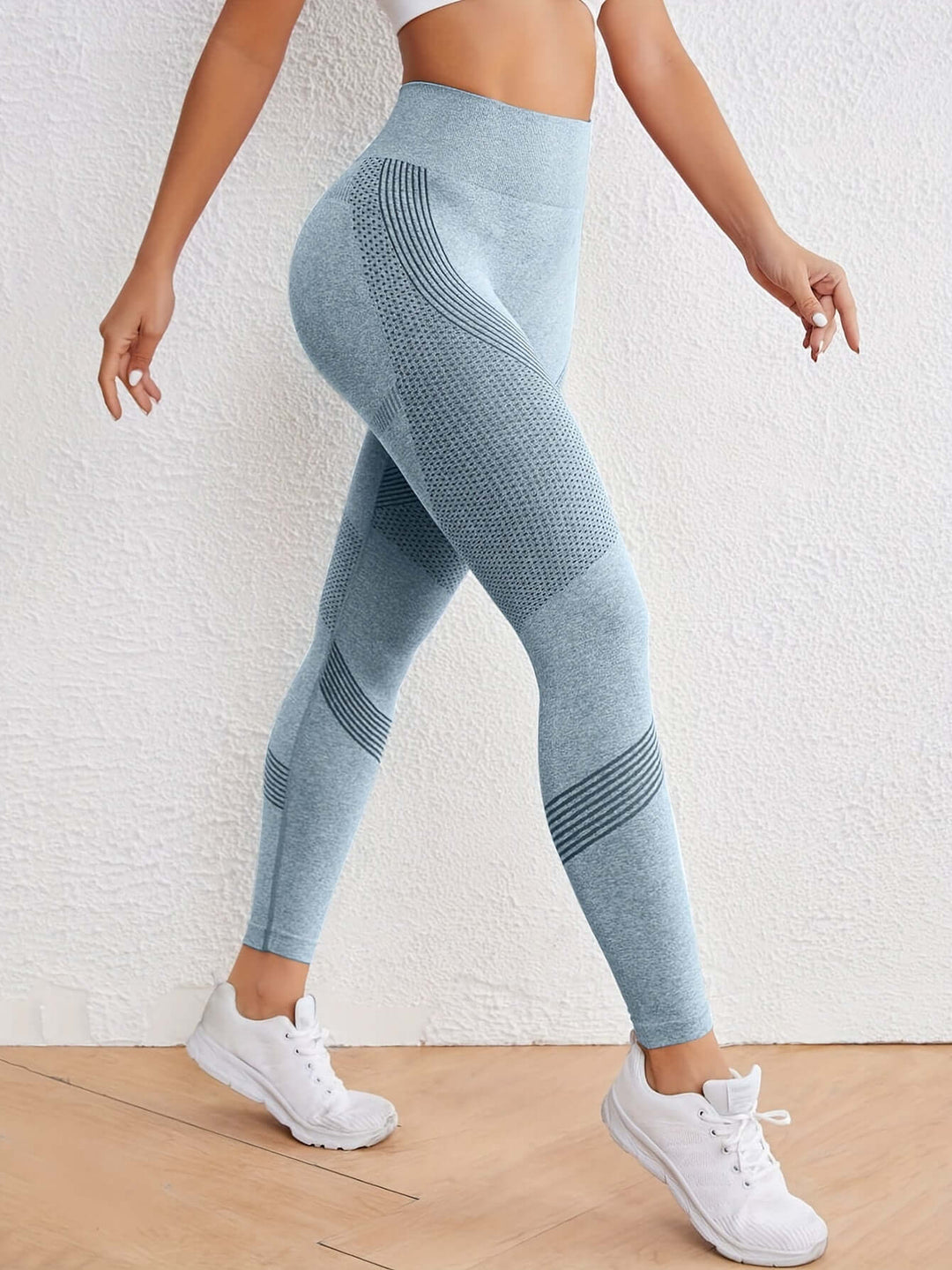 High-Waisted Seamless Workout Leggings