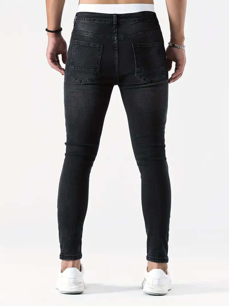 Men's Ripped Skinny Jeans: Casual Comfort & Style