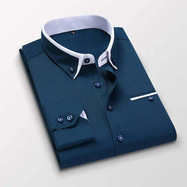 Men's Casual Long Sleeve Shirt: Stylish & Comfortable