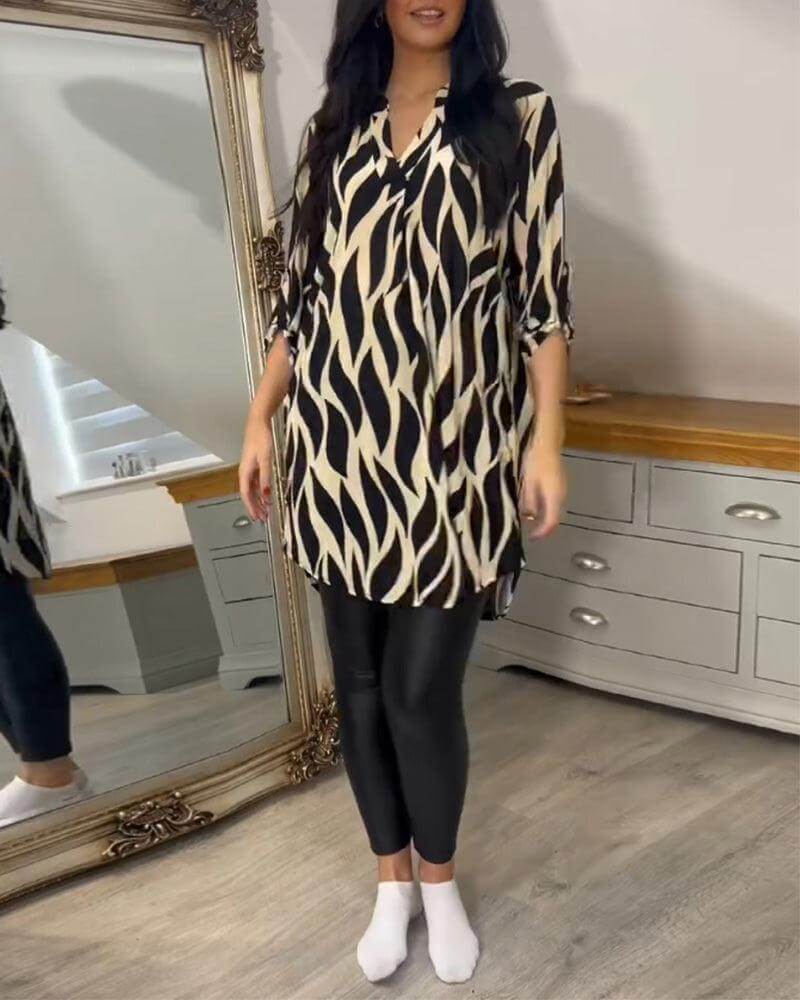 Women's Casual Long Sleeve Blouse - Lightweight & Comfortable Top