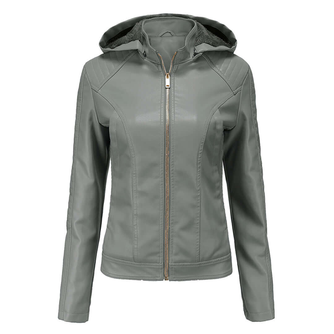 Women's Detachable Hood Jacket: Stylish & Versatile Outerwear