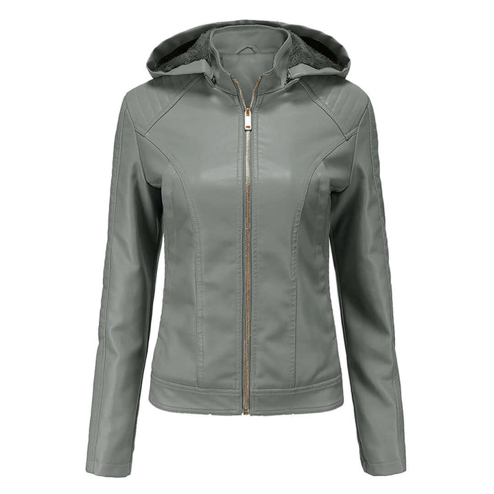 Women's Detachable Hood Jacket: Stylish & Versatile Outerwear