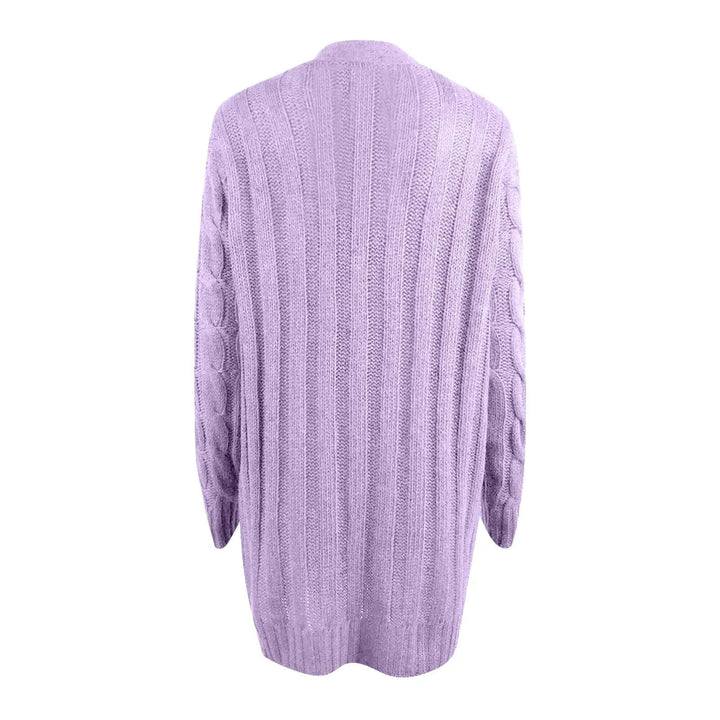Women's Long-Sleeve Knit Sweater: Cozy & Stylish