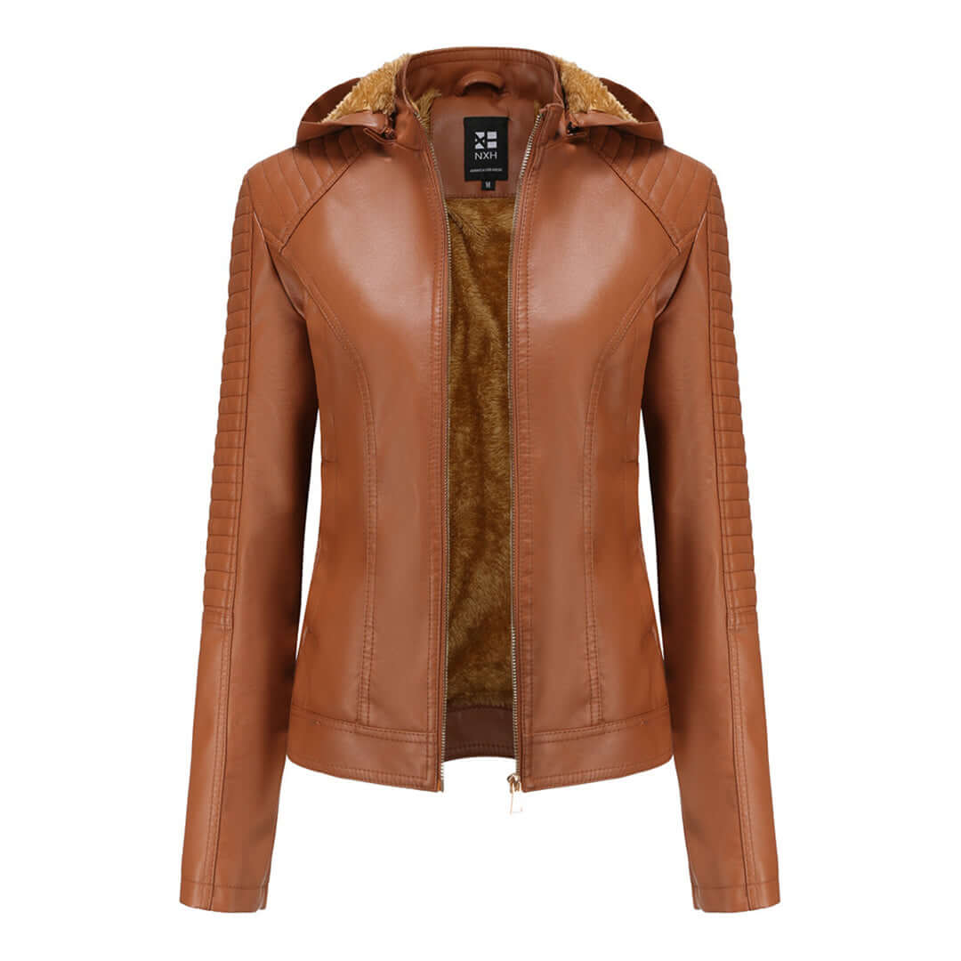 Women's Detachable Hood Jacket: Stylish & Versatile Outerwear