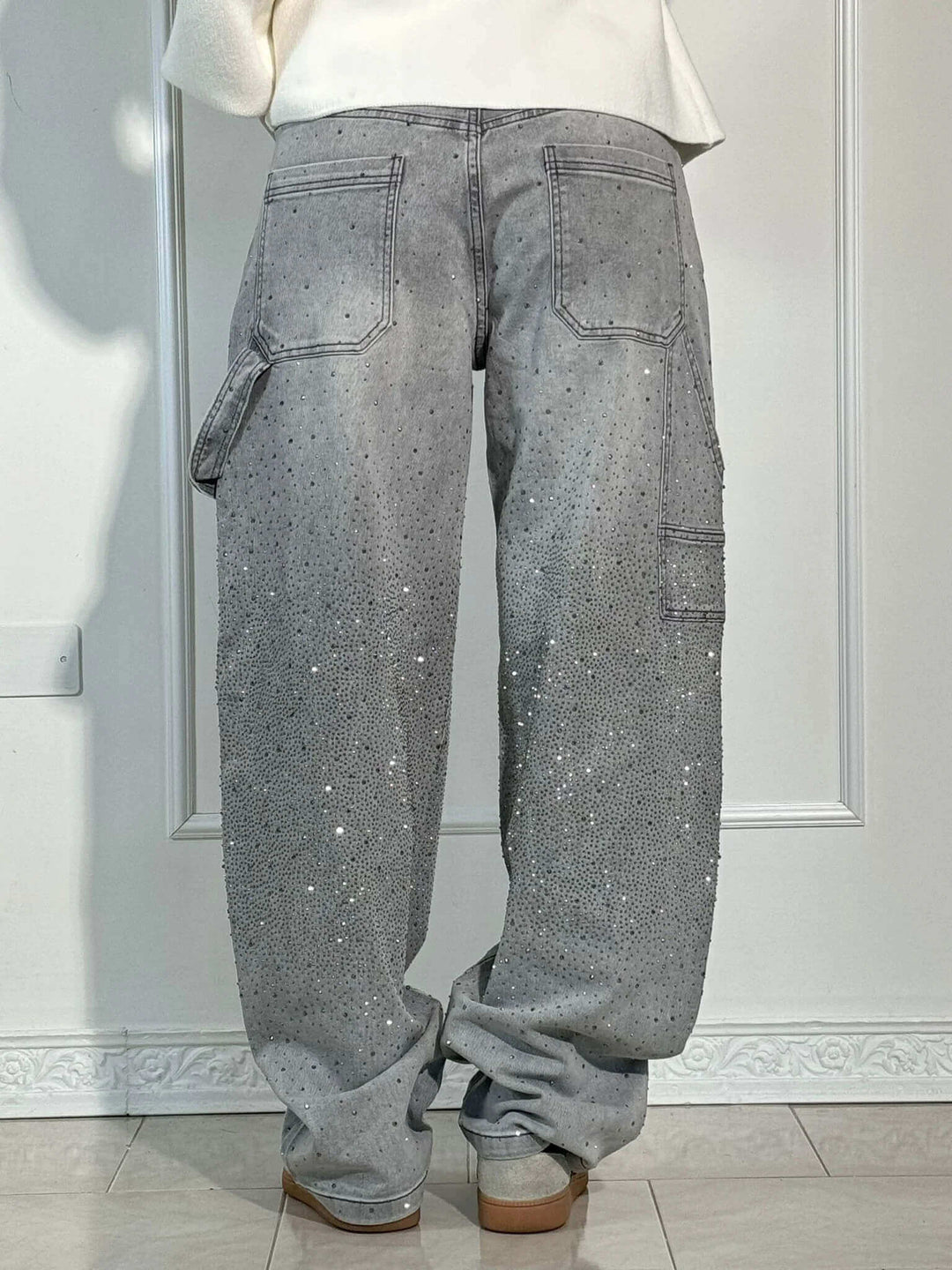 Women's Shiny Balloon Jeans