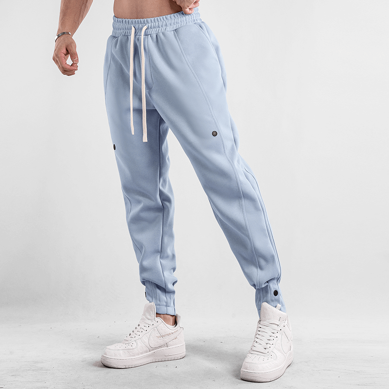 Men's Casual Tapered Joggers with Cuffed Ankles