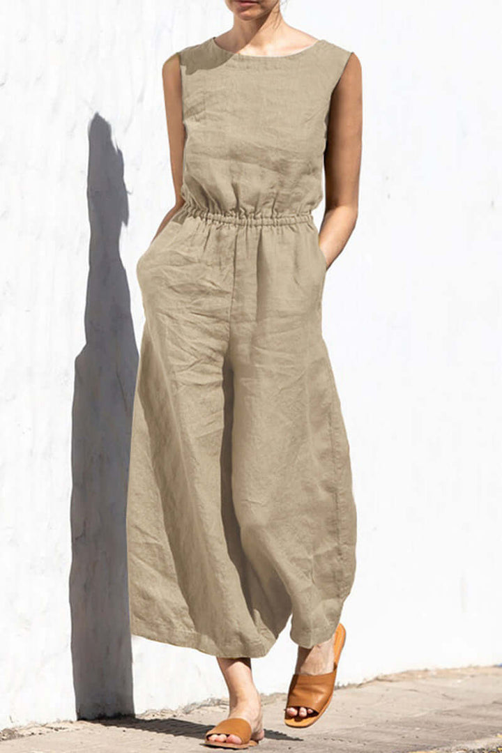 Women's Casual Loose-Fit Jumpsuit: Relaxed Style