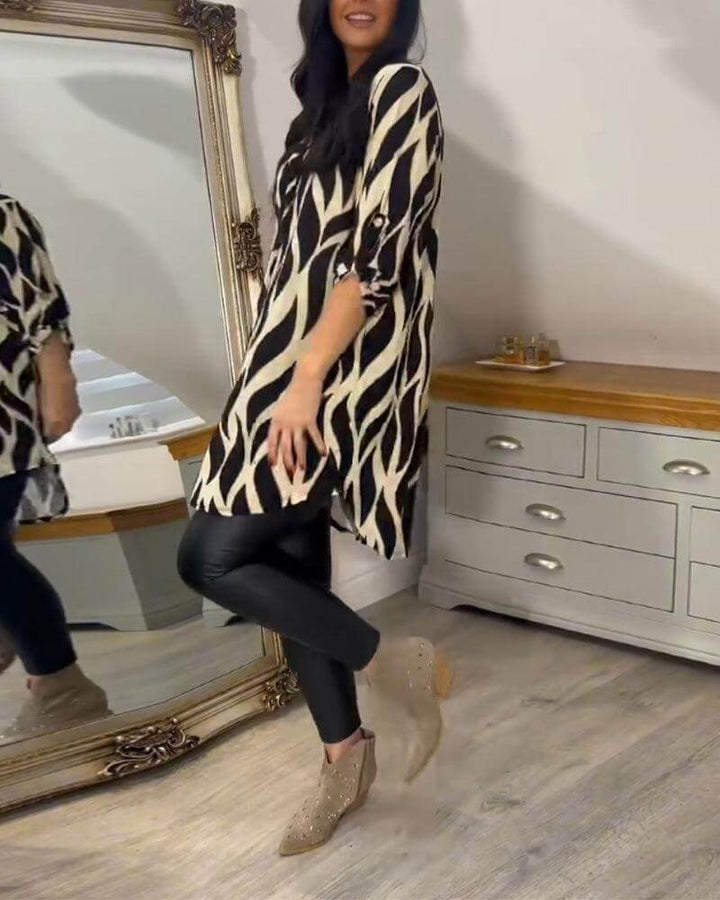 Women's Casual Long Sleeve Blouse - Lightweight & Comfortable Top