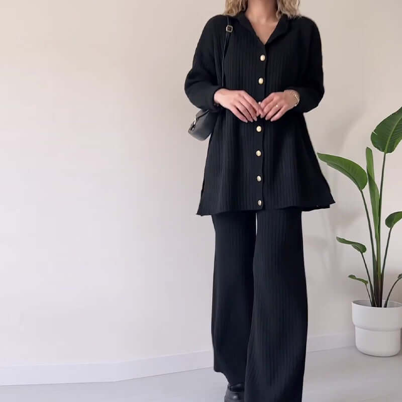 Women's Relaxed Knit Two-Piece Set