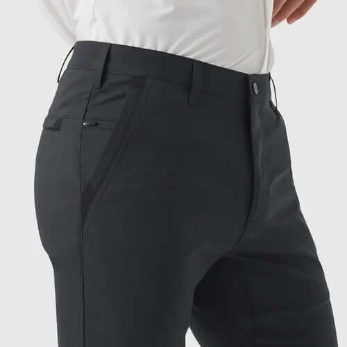 Men's Dirt-Repellent Casual Trousers: Slim Fit Outdoor Pants