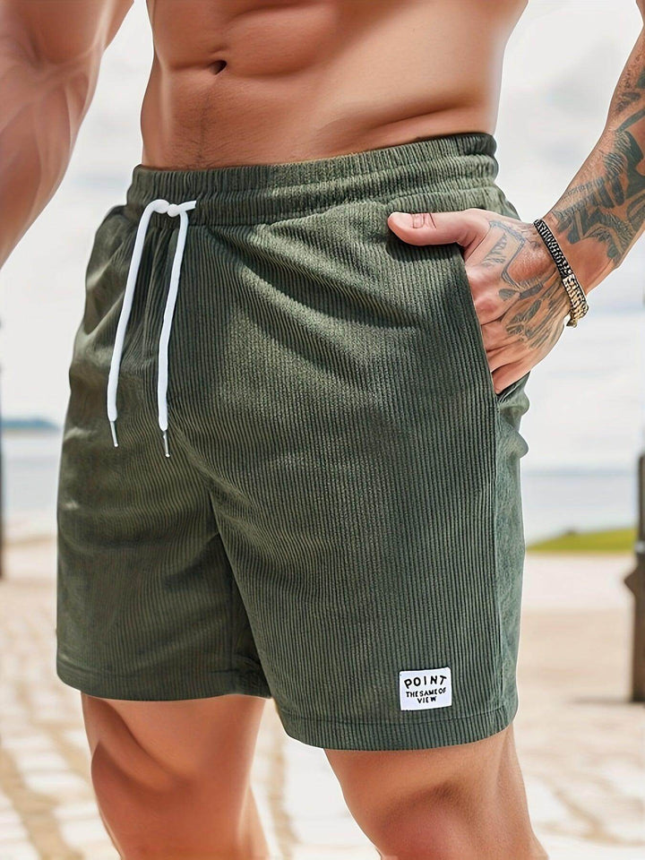 Men's Casual Summer Shorts: Elastic Waist, Breathable