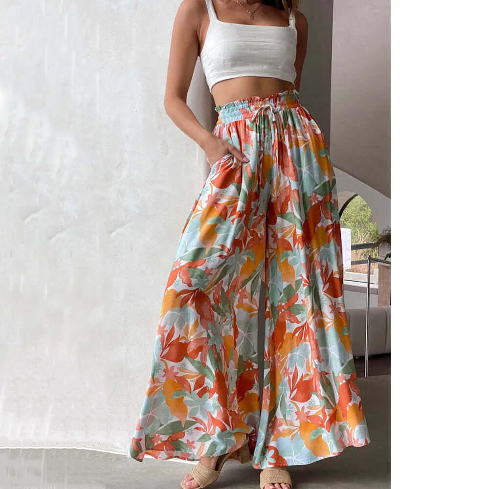 Women's Loose-Fit Drawstring Trousers: Summer Comfort