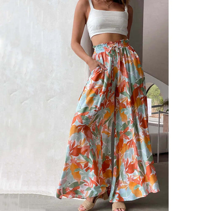 Women's Loose-Fit Drawstring Trousers: Summer Comfort