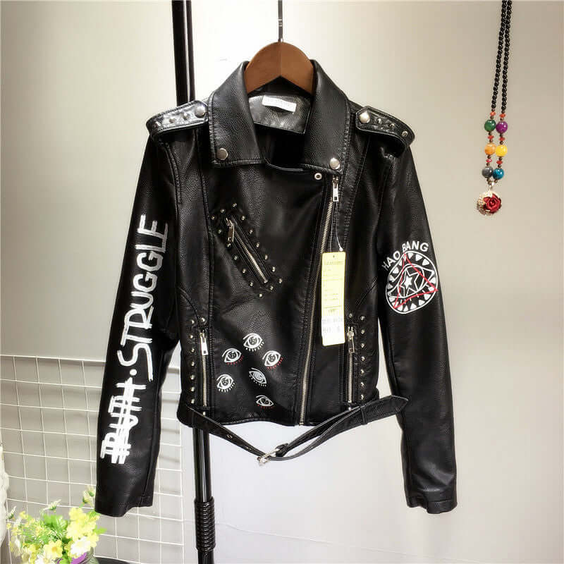 Women's Modern Casual Rivet Jacket