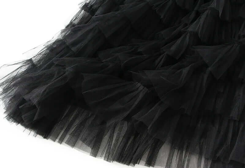 Women's High-Waisted Flowing Tiered Maxi Skirt