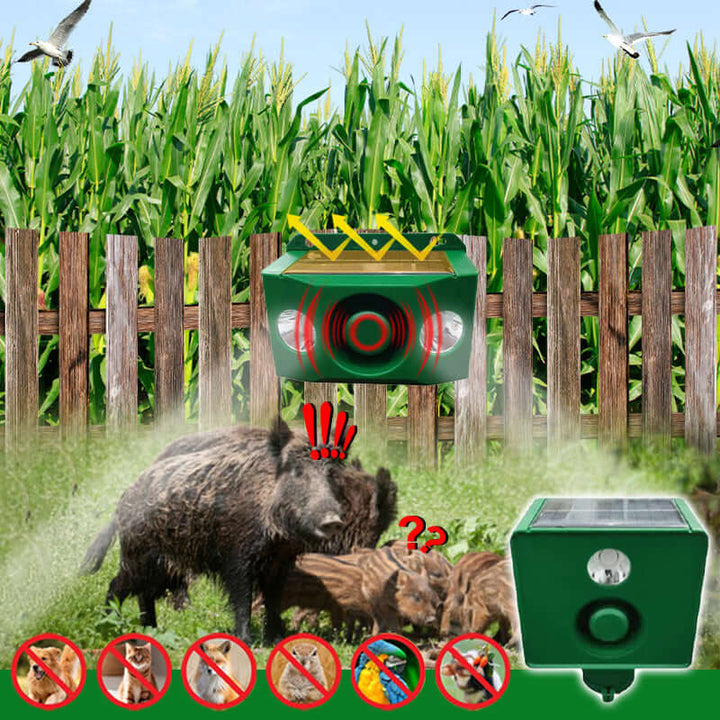 Solar-Powered Animal Repeller with High Volume