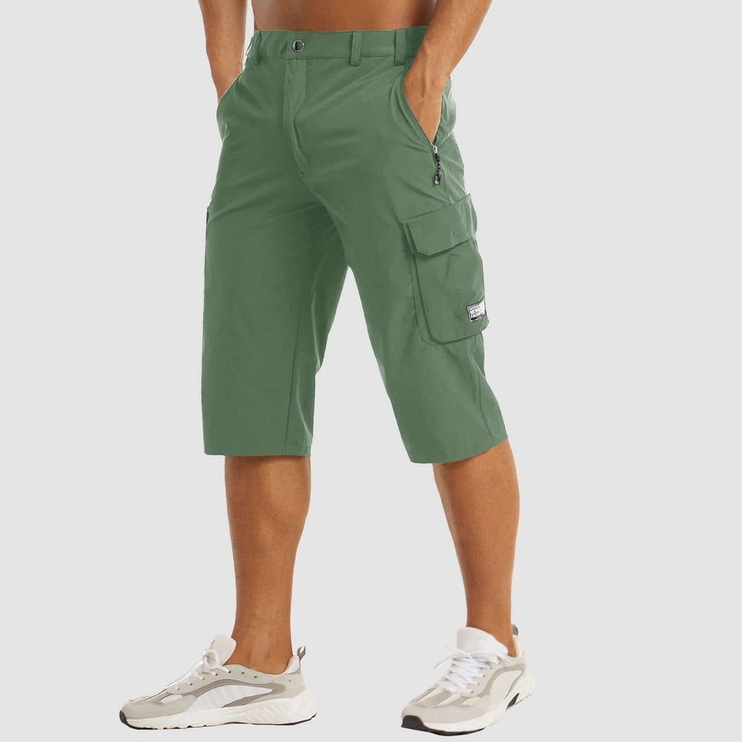 Men's Outdoor Walking Shorts: Multi-Pocket Hiking Shorts