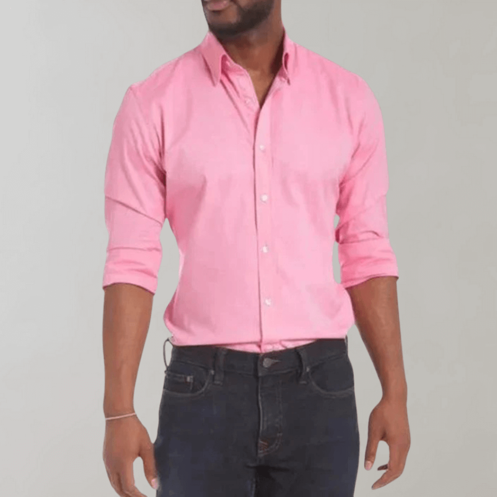 Men's Wrinkle-Free Dress Shirt: Everyday Comfort & Style