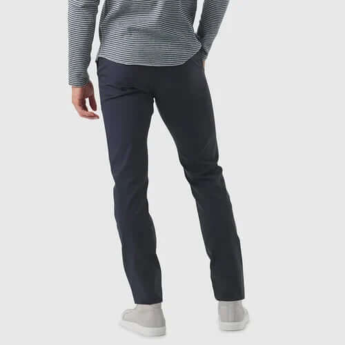 Men's Dirt-Repellent Casual Trousers: Slim Fit Outdoor Pants