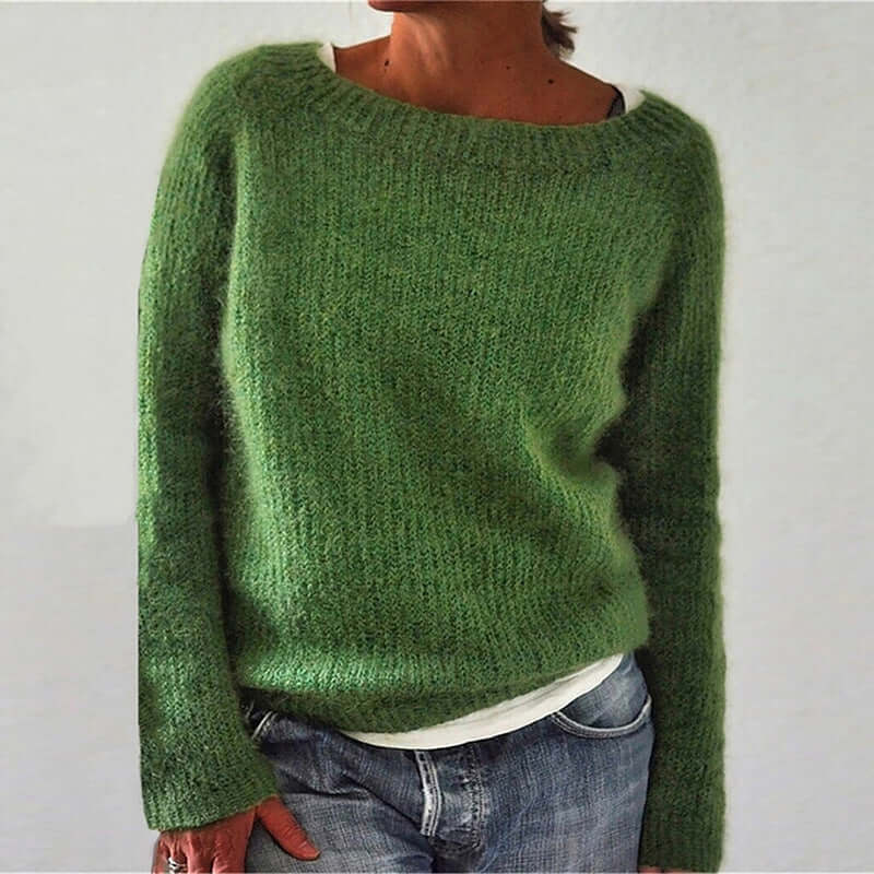 Women's Relaxed-Fit Knit Sweater