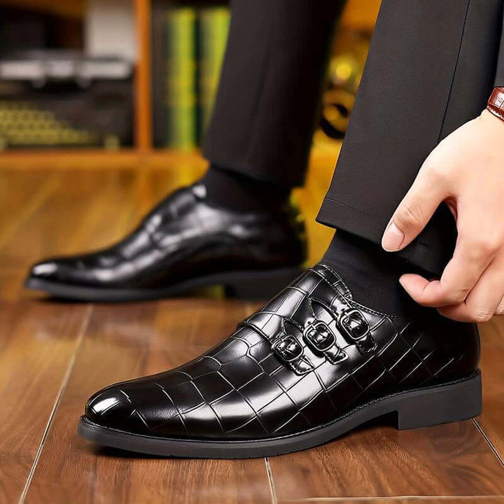 Men's Formal Leather Shoes: Classic Lace-Up Style