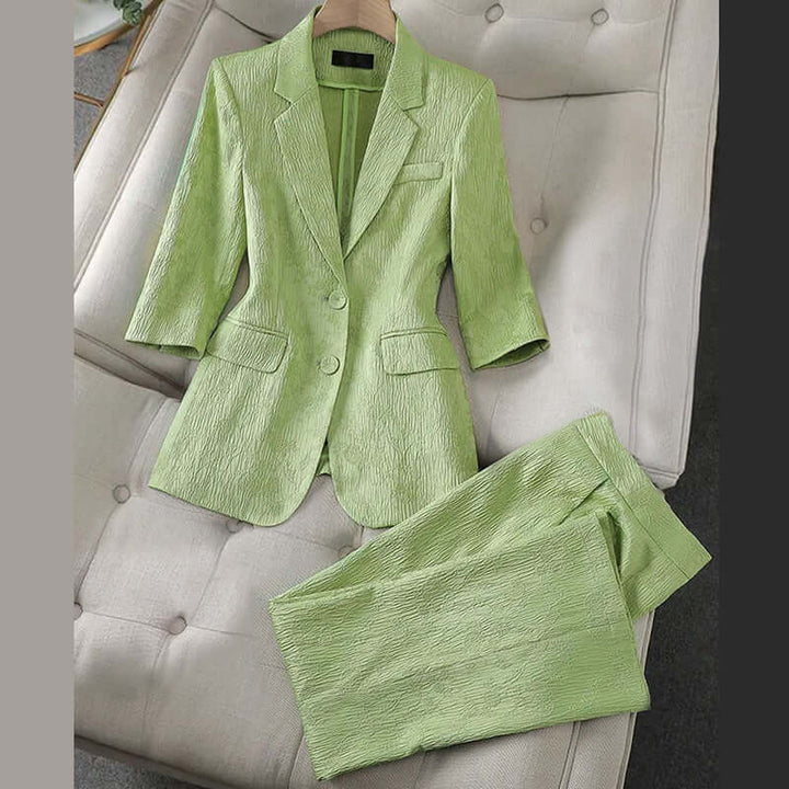 Women's Elegant Matching Set: Tailored Comfort