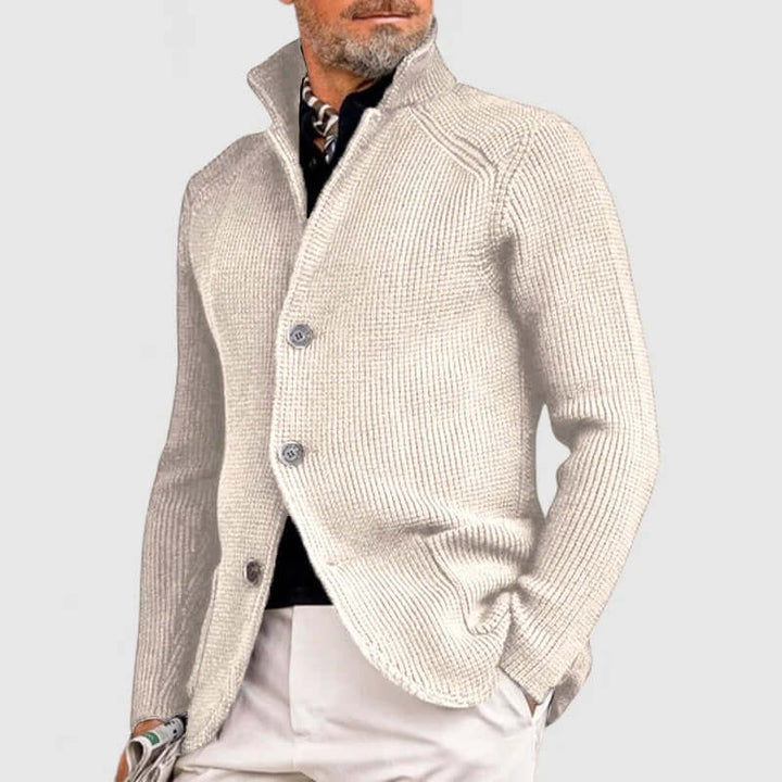 Men's Knitted Cardigan: Classic Button-Up Sweater